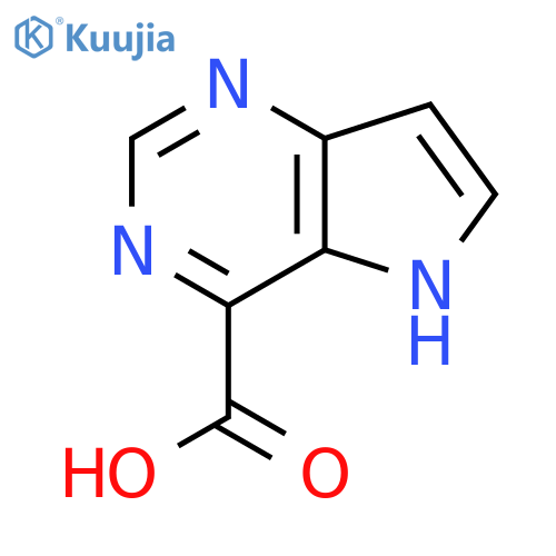 5H-Pyrrolo[3,2-d]pyrimidine-4-carboxylic acid structure