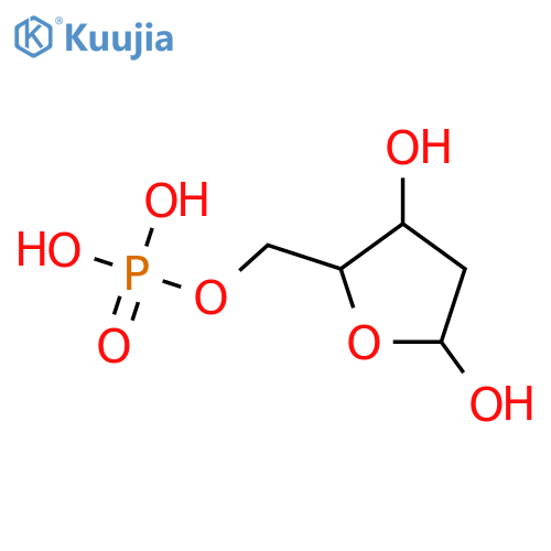 2-Deoxyribose 5-phosphate disodium structure