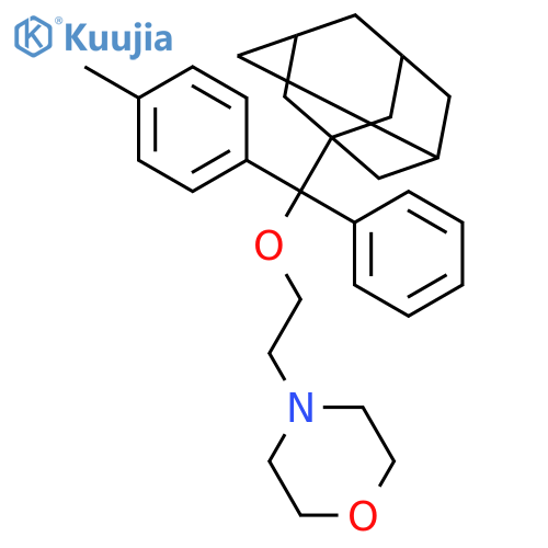 Morpholine, 4-[2-[(4-methylphenyl)phenyltricyclo[3.3.1.13,7]dec-1-ylmethoxy]ethyl]- structure