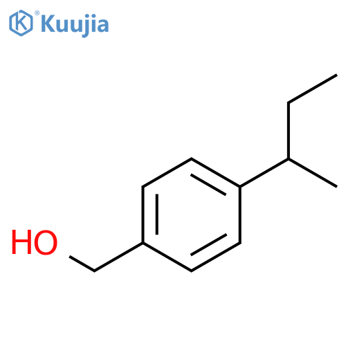 4-(Butan-2-yl)phenylmethanol structure