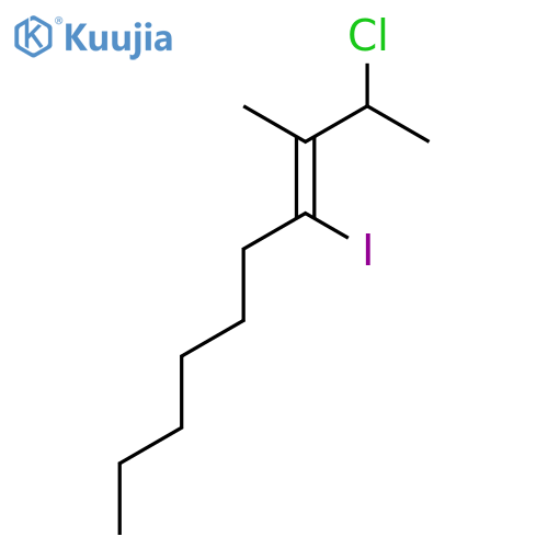 3-Decene, 2-chloro-4-iodo-3-methyl-, (Z)- structure