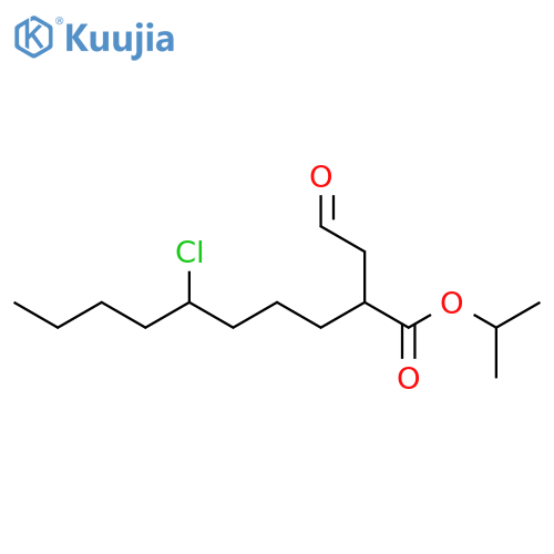 Butanoic acid, 4-chlorooctyl-4-oxo-, 1-methylethyl ester structure
