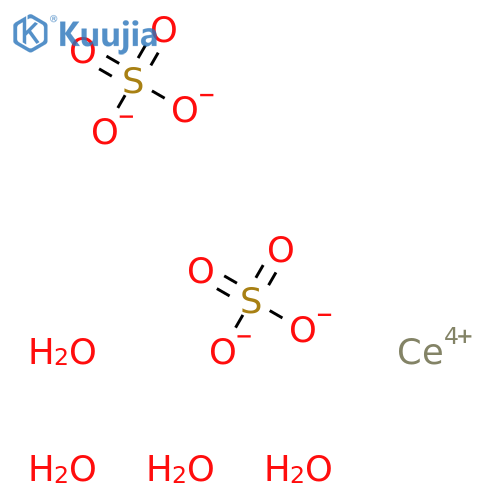 Cerium(IV) sulfate tetrahydrate structure