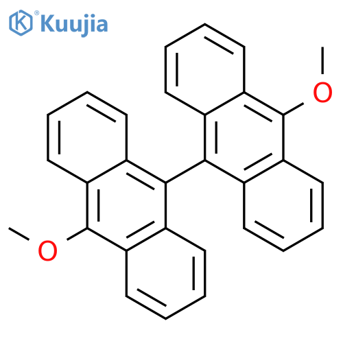 9,9'-Bianthracene, 10,10'-dimethoxy- structure