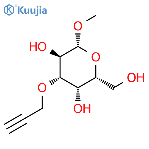 β-D-Galactopyranoside, methyl 3-O-2-propyn-1-yl- structure