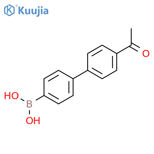 4'-Acetylbiphenyl-4-boronic Acid structure