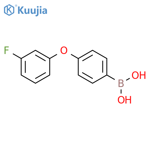 4-(3-Fluorophenoxy)phenylboronic Acid structure