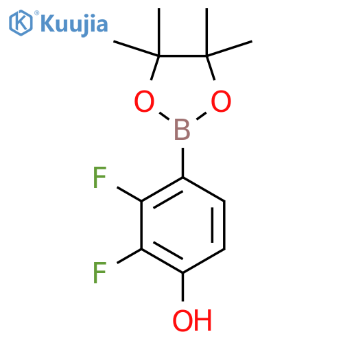 2,3-Difluoro-4-hydroxybenzeneboronic Acid Pinacol Ester structure