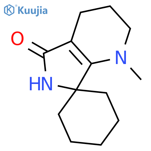 7'-Methyl-2',3',4',6'-tetrahydrospirocyclohexane-1,1'-pyrazolo3,4-bpyridine-3'-one structure