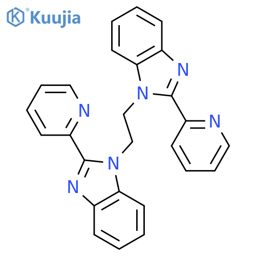 2-pyridin-2-yl-1-[2-(2-pyridin-2-ylbenzimidazol-1-yl)ethyl]benzimidazole structure