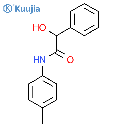 2-Hydroxy-2-phenyl-N-(p-tolyl)acetamide structure