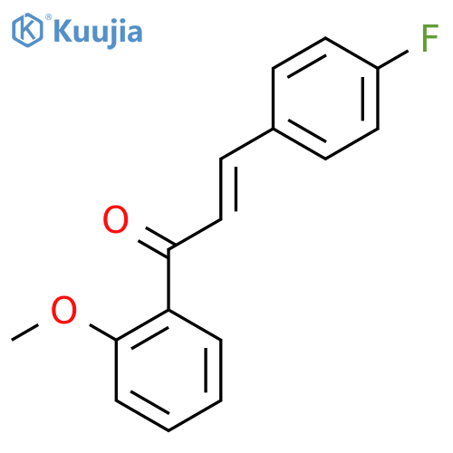 (2E)-3-(4-Fluorophenyl)-1-(2-methoxyphenyl)prop-2-en-1-one structure