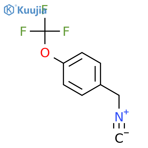 1-(isocyanomethyl)-4-(trifluoromethoxy)benzene structure