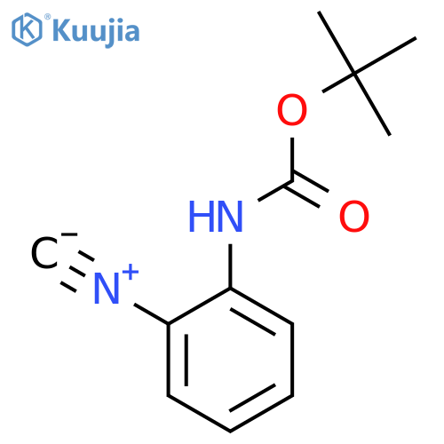 N-(tert-butoxy)carbonyl-2-isocyanoaniline structure