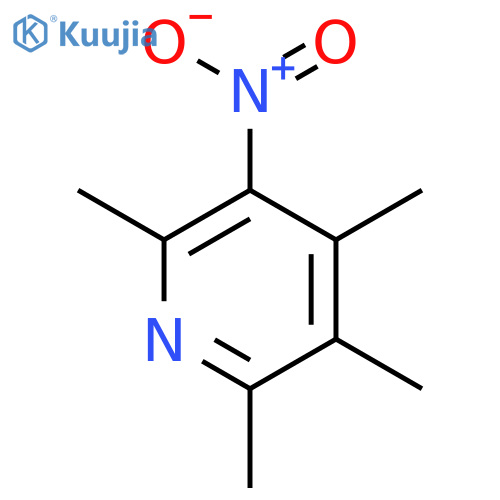 Pyridine, 2,3,4,6-tetramethyl-5-nitro- structure