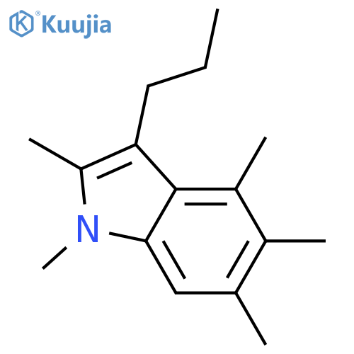 1H-Indole, 1,2,4,5,6-pentamethyl-3-propyl- structure