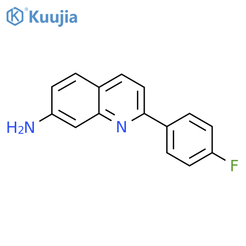 2-(4-Fluoro-phenyl)-quinolin-7-ylamine structure