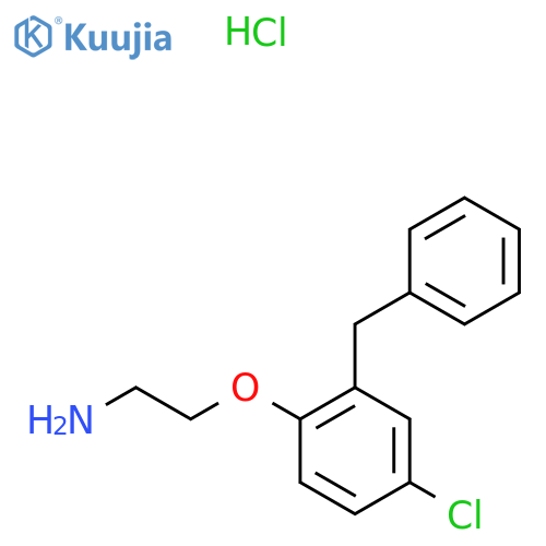 2-(2-Benzyl-4-chlorophenoxy)ethylamine hydrochloride structure