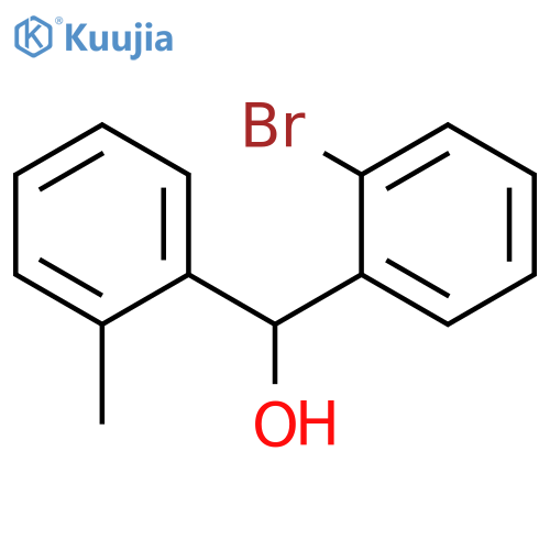 (2-bromophenyl)-(2-methylphenyl)methanol structure