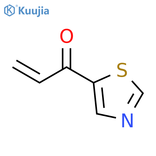 1-(1,3-thiazol-5-yl)prop-2-en-1-one structure