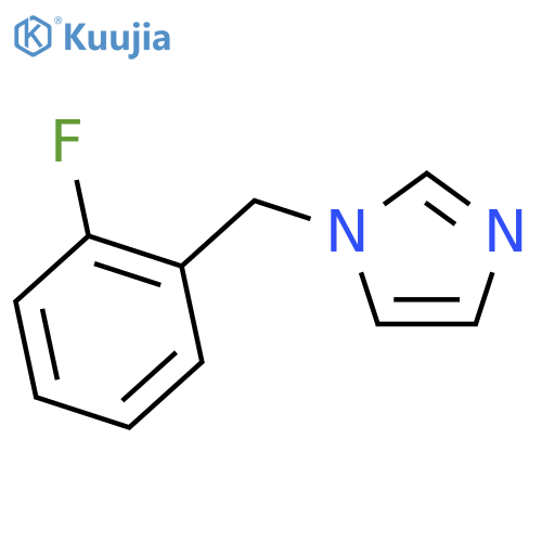 1H-Imidazole, 1-[(2-fluorophenyl)methyl]- structure