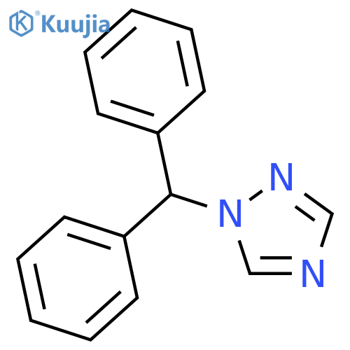 1H-1,2,4-Triazole,1-(diphenylmethyl)- structure