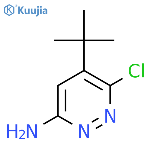 5-(tert-Butyl)-6-chloropyridazin-3-amine structure
