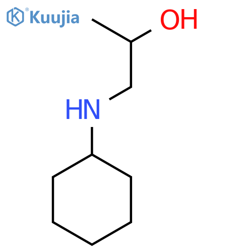 1-(Cyclohexylamino)-2-propanol structure