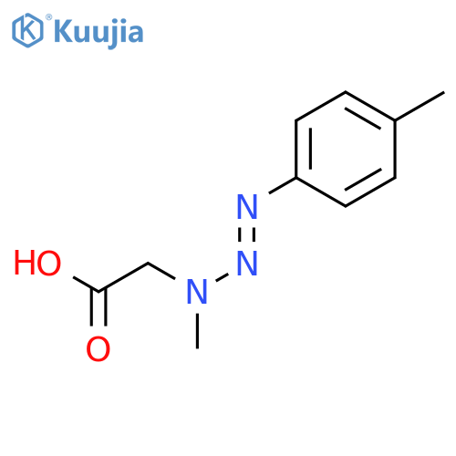 Acetic acid,2-[1-methyl-3-(4-methylphenyl)-2-triazen-1-yl]- structure