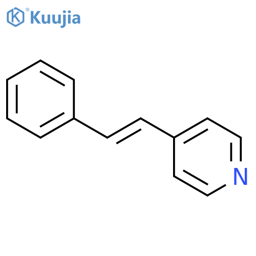 4-(E)-2-Phenylethenylpyridine structure