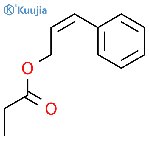 2-Propen-1-ol, 3-phenyl-, propanoate structure