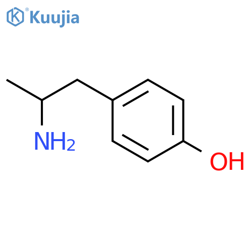 Phenol,4-(2-aminopropyl)- structure