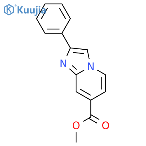 Methyl 2-phenylimidazo[1,2-a]pyridine-7-carboxylate structure