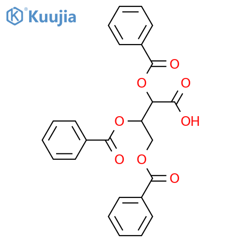 2,3,4-Trihydroxybutanoic acid; (2R,3R)-form, Tribenzoyl structure