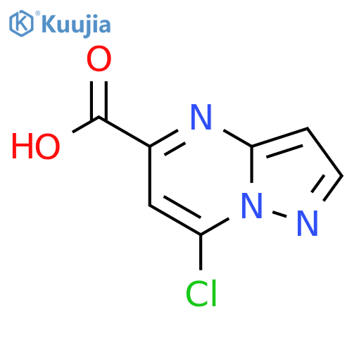 7-Chloropyrazolo[1,5-a]pyrimidine-5-carboxylic acid structure