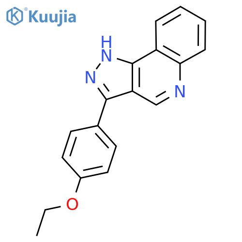 3-(4-ethoxyphenyl)-1H-pyrazolo[4,3-c]quinoline structure