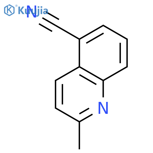 2-Methylquinoline-5-carbonitrile structure