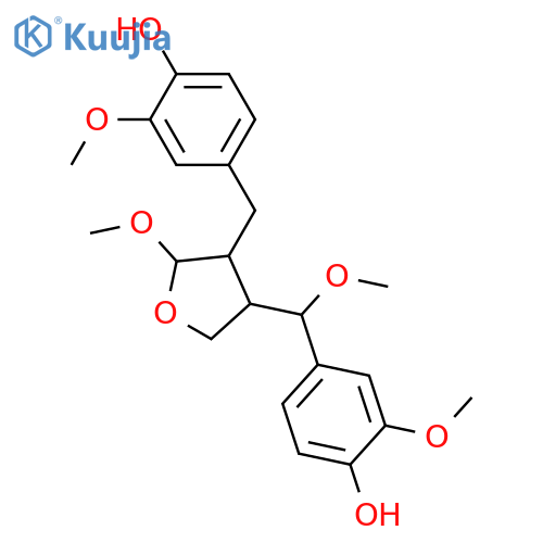 Phenol,2-methoxy-4-[(R)-methoxy[(3R,4R,5R)-tetrahydro-4-[(4-hydroxy-3-methoxyphenyl)methyl]-5-methoxy-3-furanyl]methyl]- structure