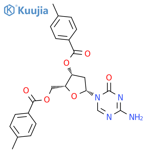 1-(2’-Deoxy-3’,5’-di-O-toluoyl-b-D-ribofuranosyl)-2-oxo-4-amino-1,2-dihydro-1,3,5-triazine structure