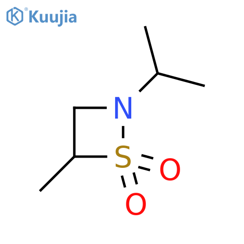 1,2-Thiazetidine,4-methyl-2-(1-methylethyl)-, 1,1-dioxide structure