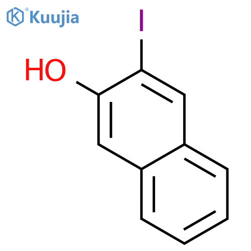 2-Naphthalenol, 3-iodo- structure