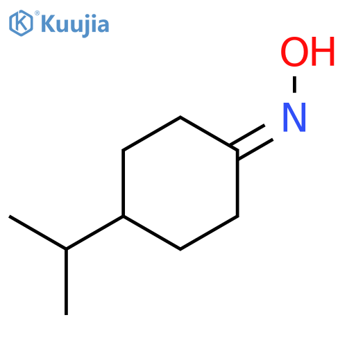 Cyclohexanone,4-(1-methylethyl)-, oxime structure