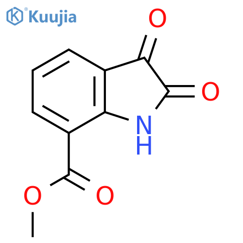methyl 2,3-dioxo-2,3-dihydro-1h-indole-7-carboxylate structure