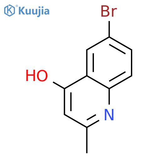 6-Bromo-2-methylquinolin-4-ol structure