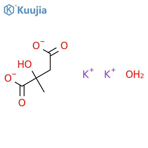 2-Hydroxy-2-methylbutanedioic Acid Dipotassium Salt structure