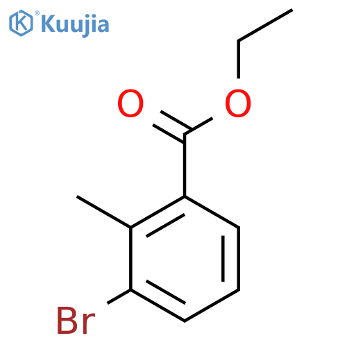 Ethyl 3-bromo-2-methylbenzoate structure