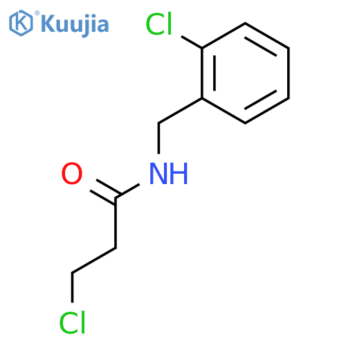 3-Chloro-N-(2-chlorophenyl)methylpropanamide structure