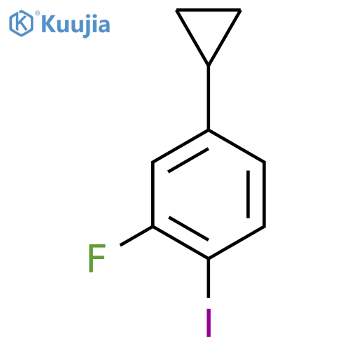 4-Cyclopropyl-2-fluoro-1-iodobenzene structure