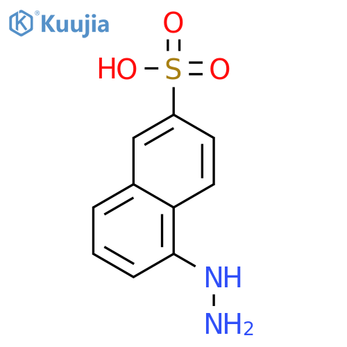 5-hydrazinylnaphthalene-2-sulfonic Acid structure
