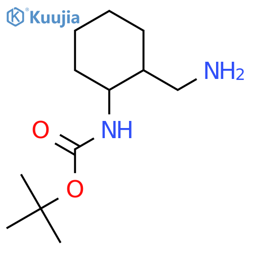 2-Methyl-2-propanyl [(1S,2S)-2-(aminomethyl)cyclohexyl]carbamate structure